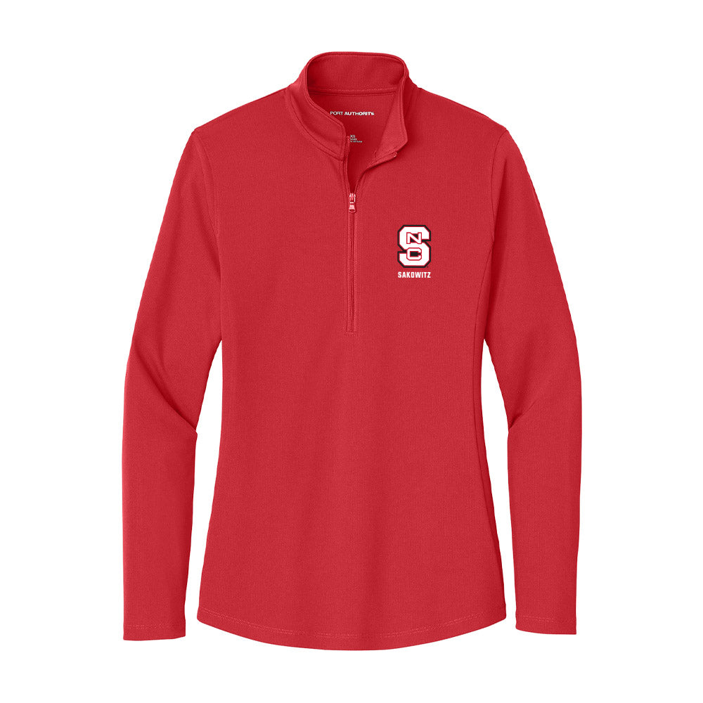 NC State - NCAA Football : Brady Sakowitz - Women's Lightweight Quarter Zip Jacket-0
