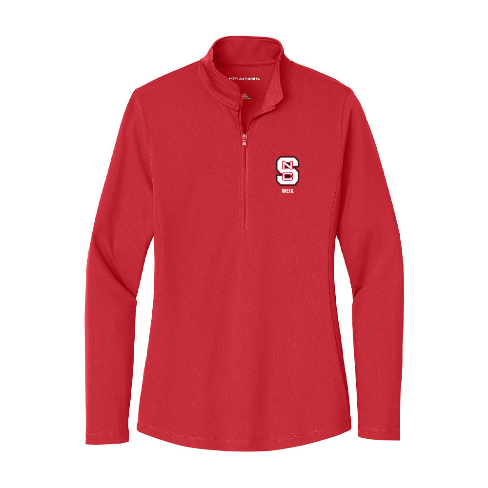 NC State - NCAA Softball : Kendall Weik - Women's Lightweight Quarter Zip Jacket-0