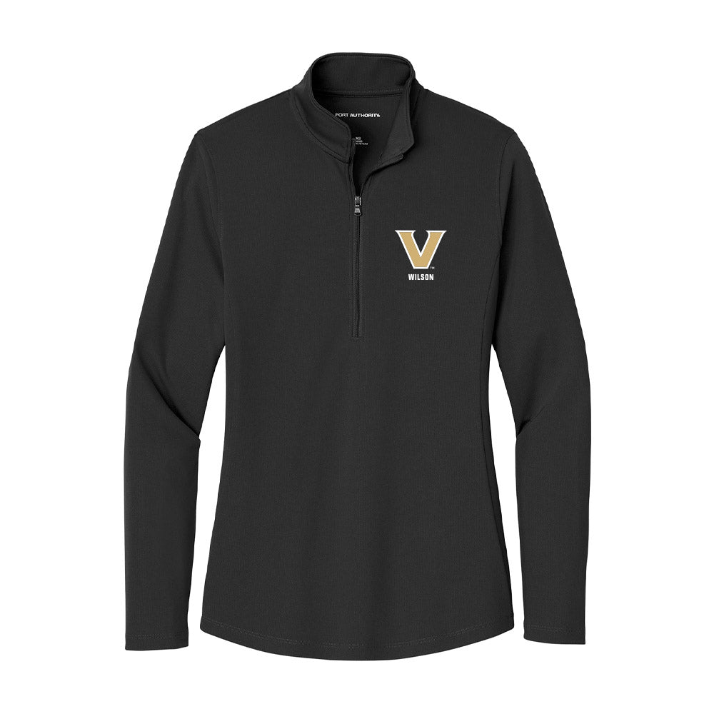 Vanderbilt - NCAA Women's Basketball : Trinity Wilson - Women's Lightweight Quarter Zip Jacket-0