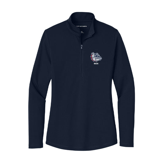 Gonzaga - NCAA Men's Soccer : Alexander Bazia - Women's Lightweight Quarter Zip Jacket-0