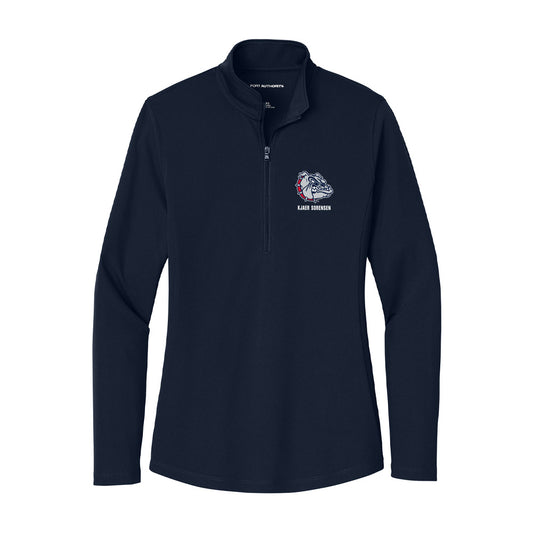 Gonzaga - NCAA Women's Volleyball : Veronica Kjaer Sorensen - Women's Lightweight Quarter Zip Jacket-0