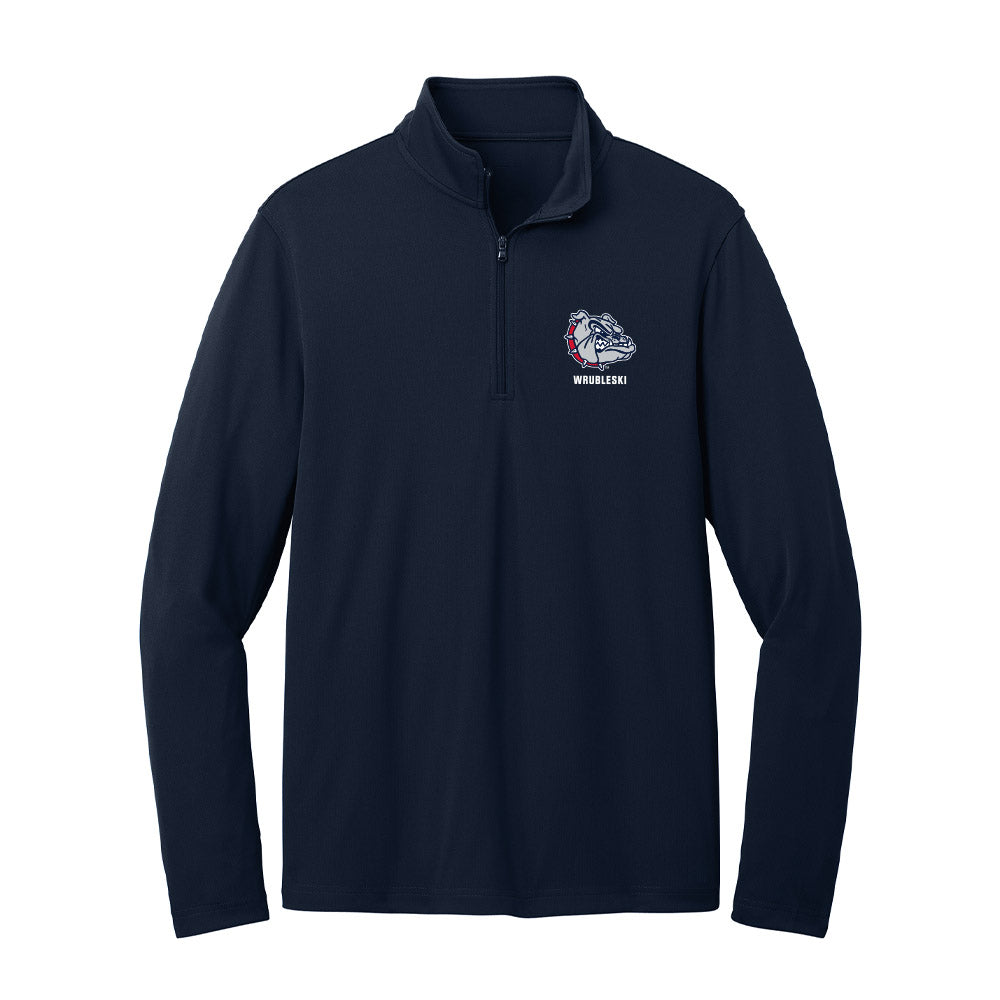 Gonzaga - NCAA Baseball : Jacob Wrubleski - Lightweight Quarter Zip Jacket-0