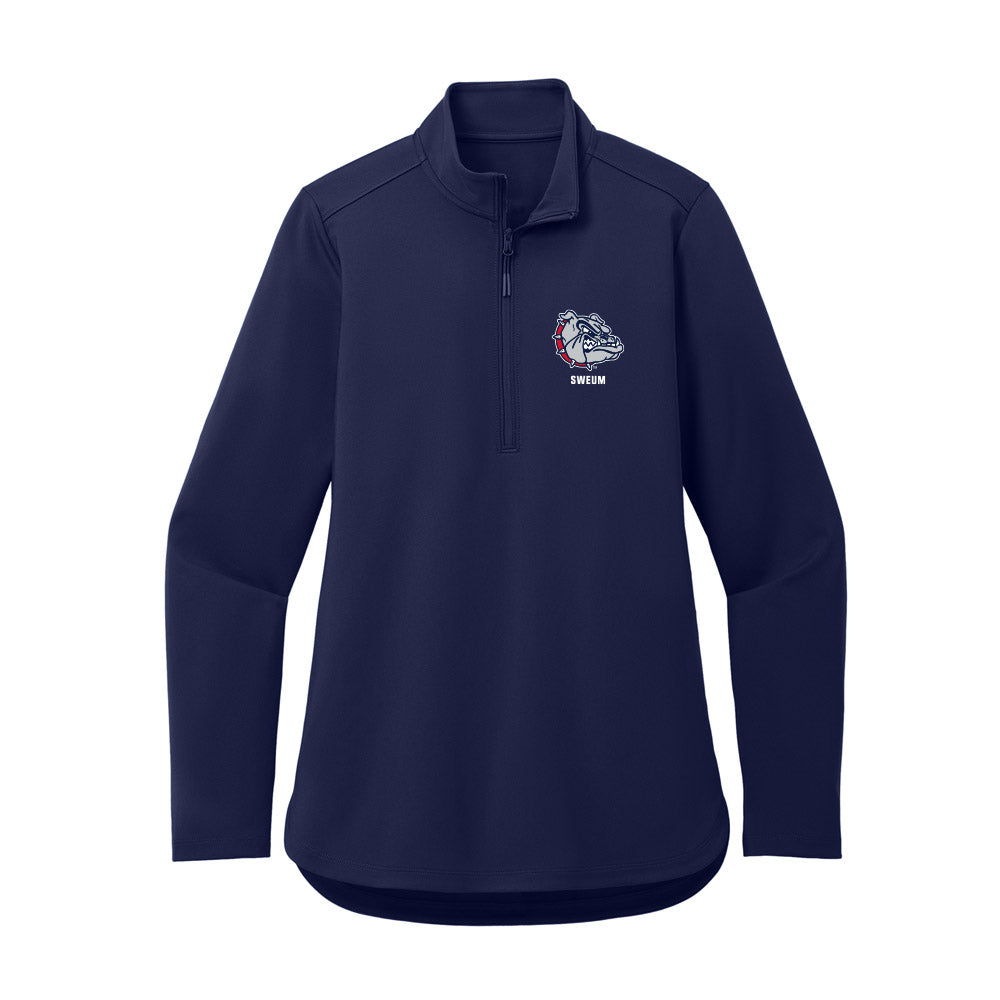 Gonzaga - NCAA Baseball : Karsten Sweum - Women's Premium Quarter Zip Jacket-0
