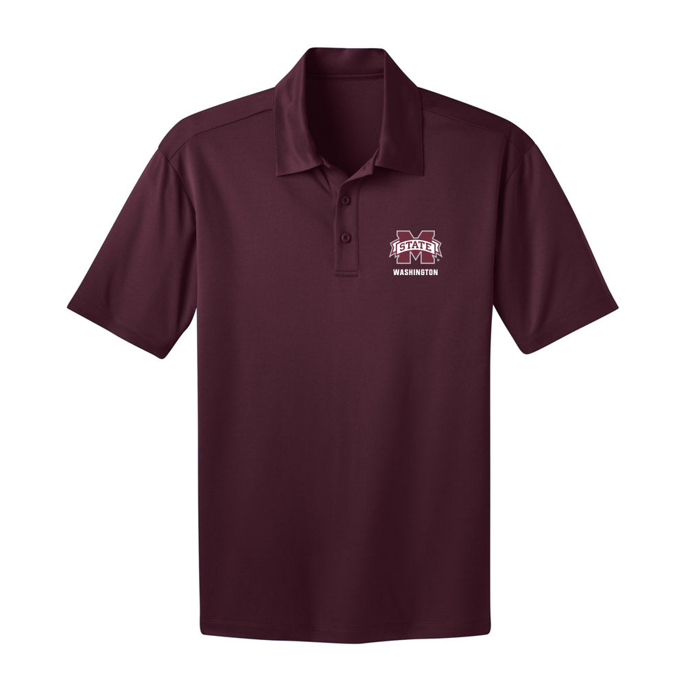 Mississippi State - NCAA Men's Track & Field : Marquise Washington - Activewear Polo Shirt-0