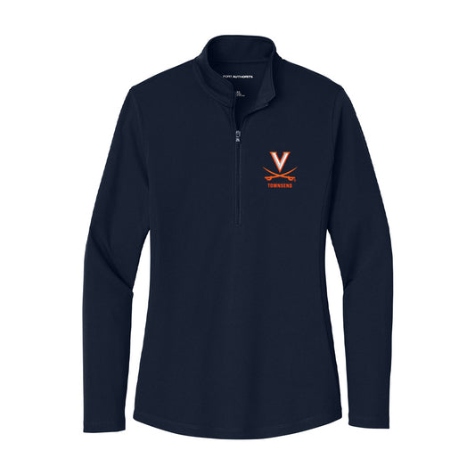 Virginia - NCAA Football : Justin Townsend - Women's Lightweight Quarter Zip Jacket-0