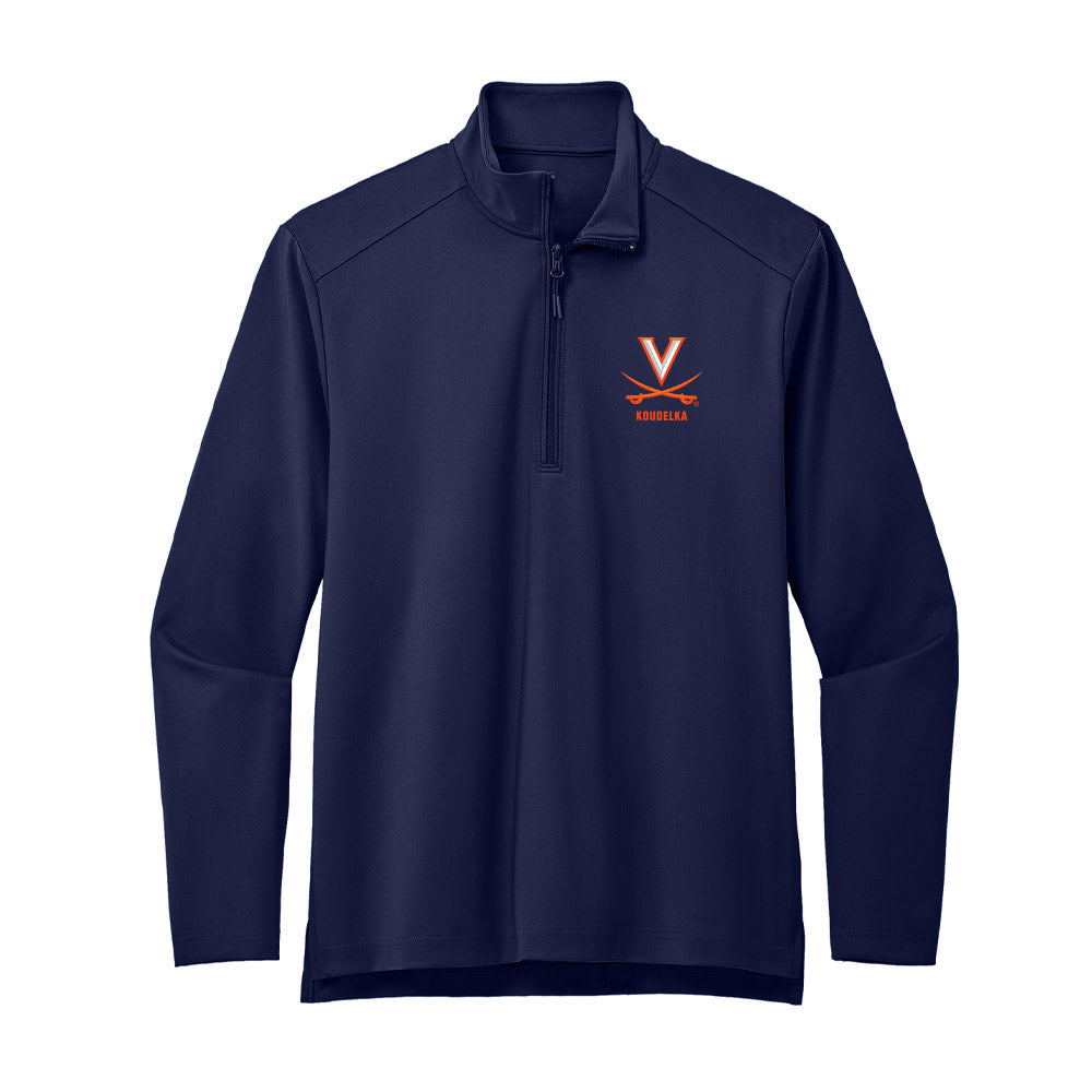 Virginia - NCAA Football : Billy Koudelka - Premium Quarter Zip Jacket-0