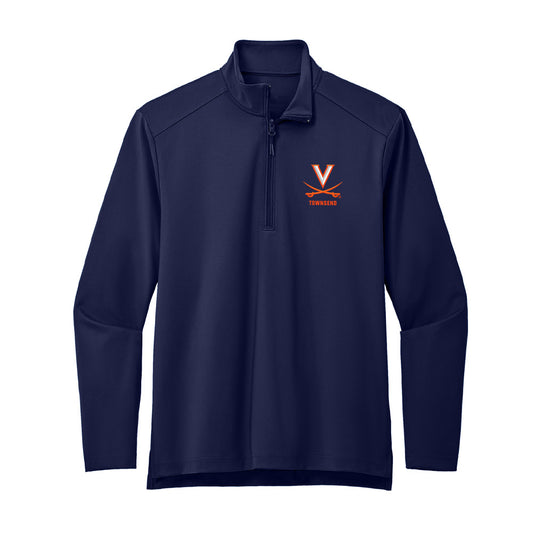 Virginia - NCAA Football : Justin Townsend - Premium Quarter Zip Jacket-0