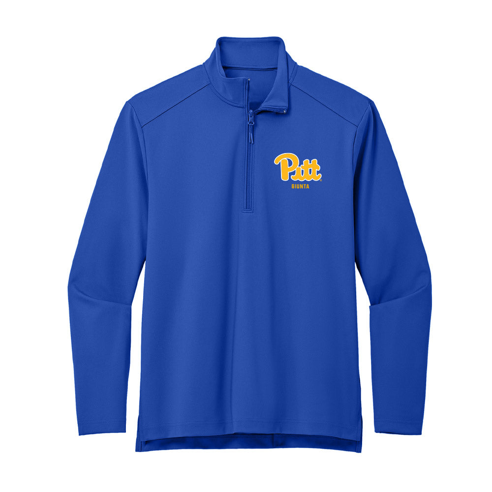 Pittsburgh - NCAA Women's Gymnastics : Olivia Giunta - Premium Quarter Zip Jacket-0