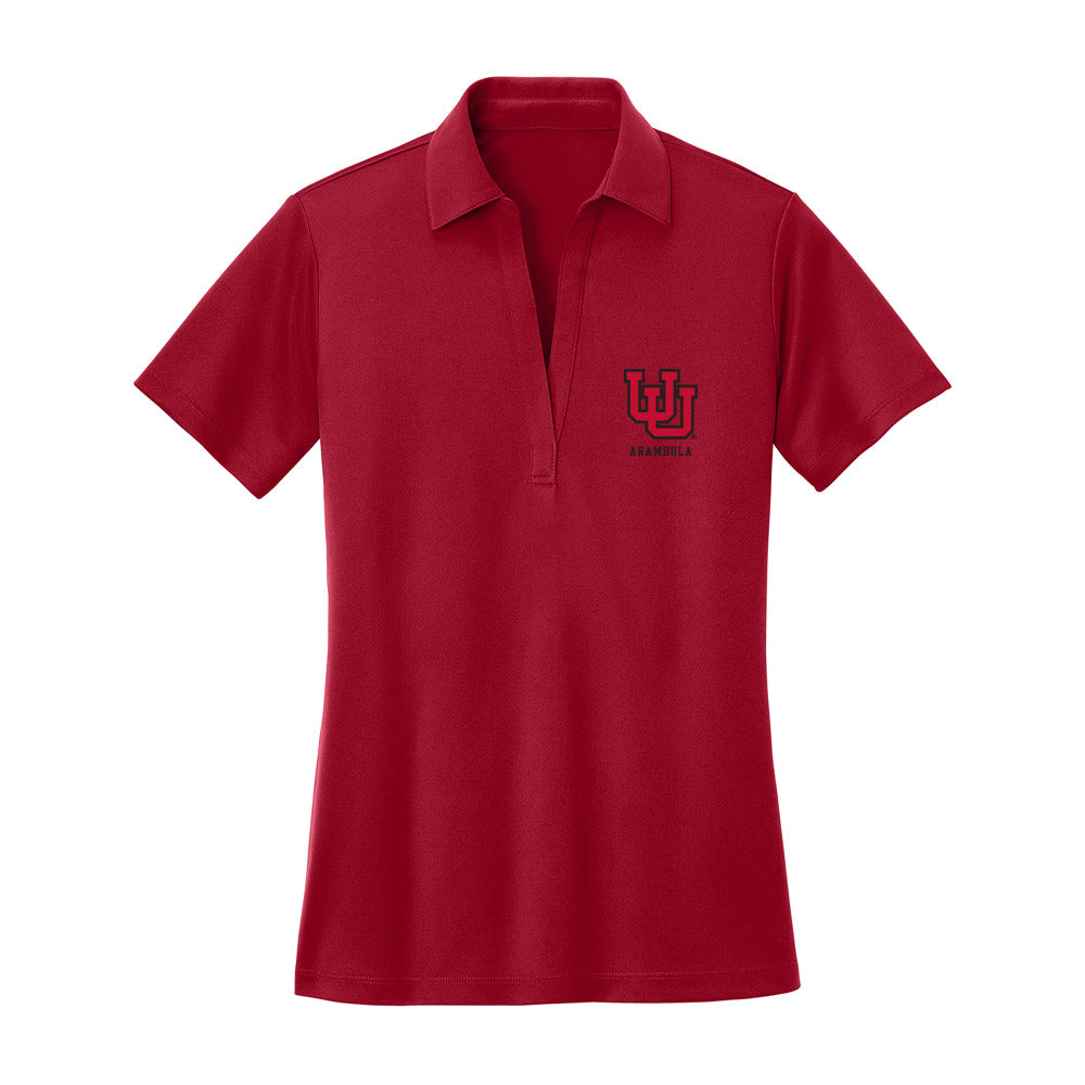 Utah - NCAA Baseball : Daniel Arambula - Women's Activewear Polo Shirt-0