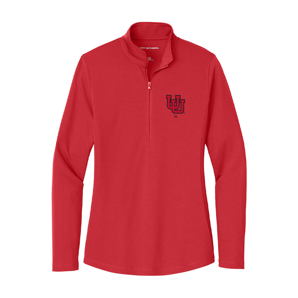 Utah - NCAA Men's Swimming & Diving : Daniel Yi - Women's Lightweight Quarter Zip Jacket-0