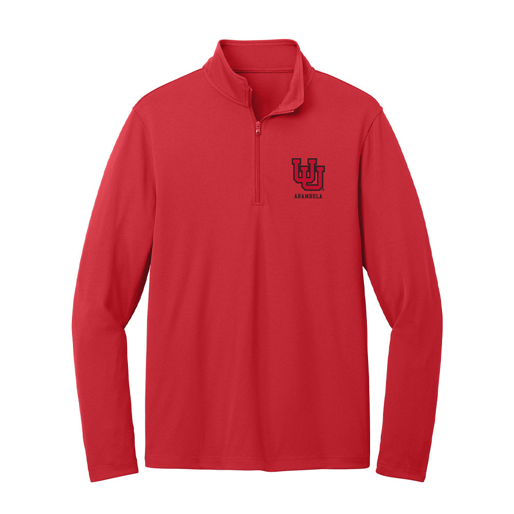 Utah - NCAA Baseball : Daniel Arambula - Lightweight Quarter Zip Jacket-0