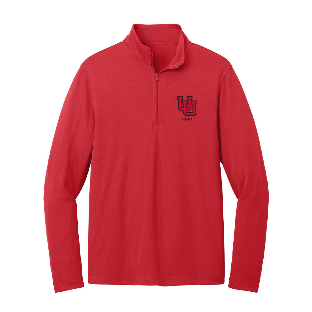 Utah - NCAA Men's Basketball : Malek Gomma - Lightweight Quarter Zip Jacket-0