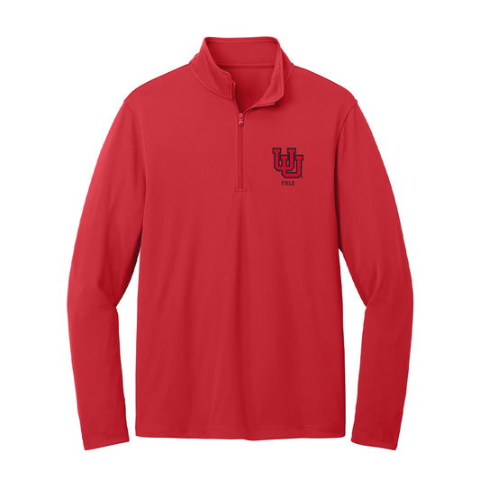 Utah - NCAA Women's Volleyball : Katelynn Field - Lightweight Quarter Zip Jacket-0