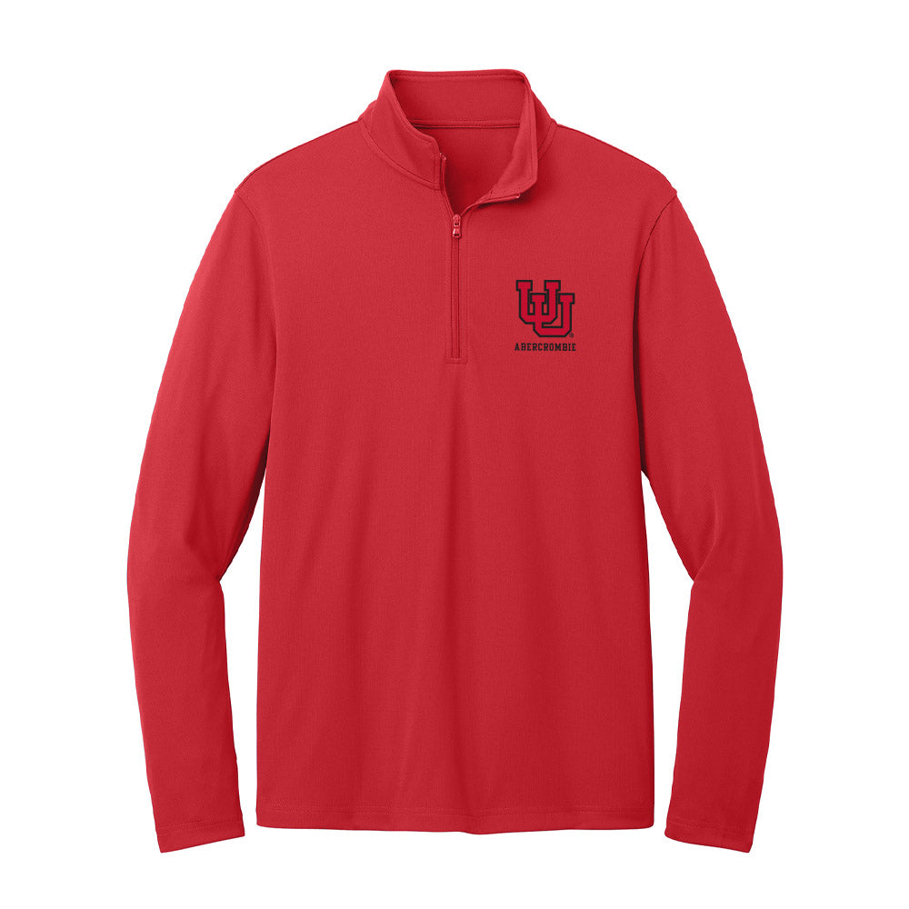 Utah - NCAA Baseball : Justin Abercrombie - Lightweight Quarter Zip Jacket-0