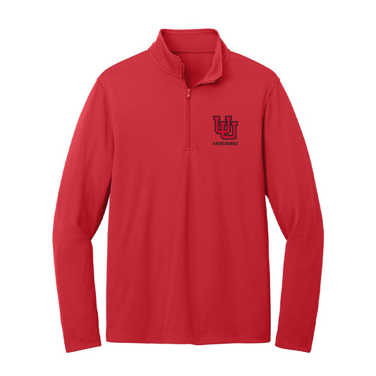 Utah - NCAA Baseball : Justin Abercrombie - Lightweight Quarter Zip Jacket-0