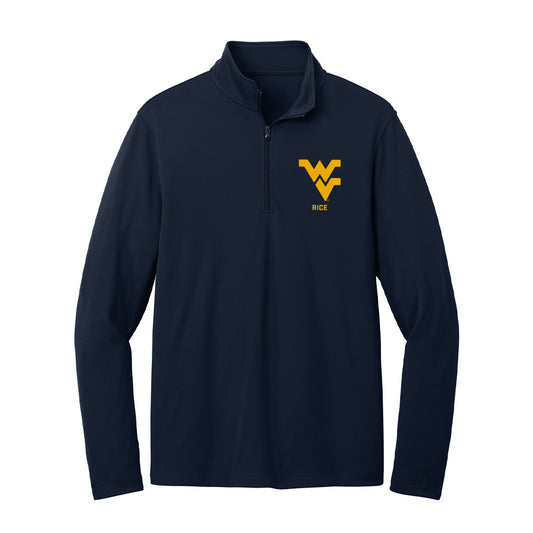 West Virginia - NCAA Women's Gymnastics : Sophia Rice - Lightweight Quarter Zip Jacket-0