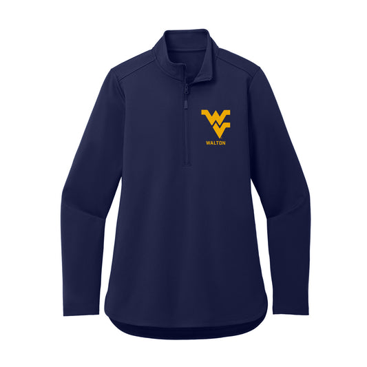 West Virginia - NCAA Women's Basketball : Zahirah Walton - Women's Premium Quarter Zip Jacket-0