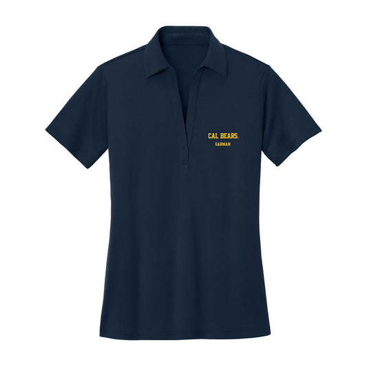 UC Berkeley - NCAA Men's Swimming & Diving : Scotty Garman - Women's Activewear Polo Shirt-0