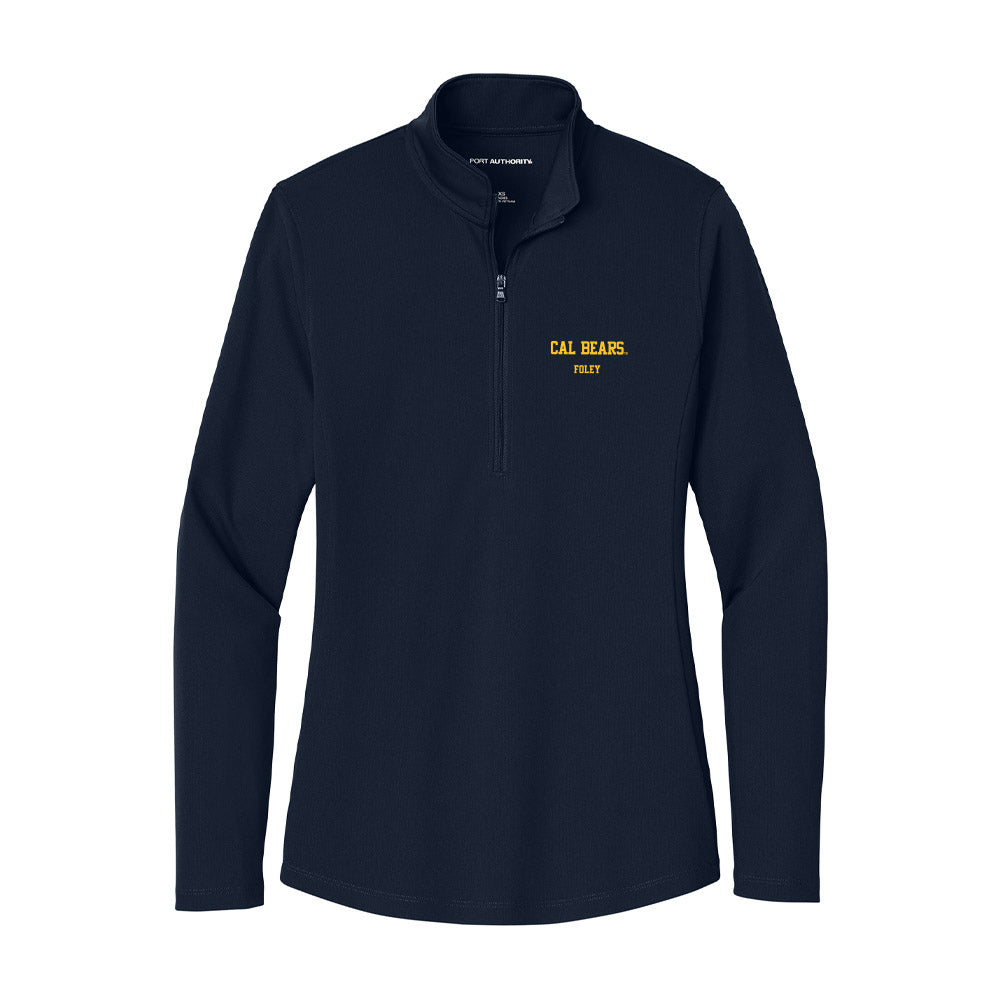 UC Berkeley - NCAA Baseball : Ethan Foley - Women's Lightweight Quarter Zip Jacket-0