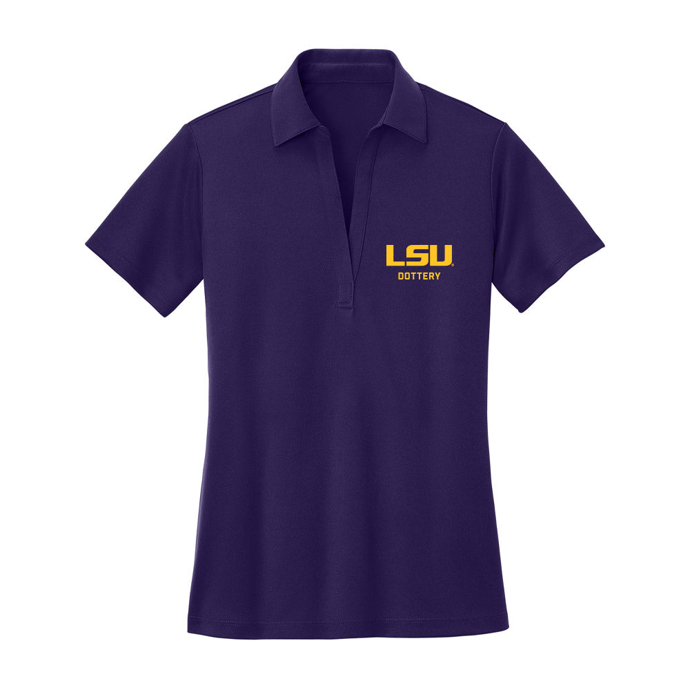 LSU - NCAA Football : Tj Dottery - Women's Activewear Polo Shirt-0