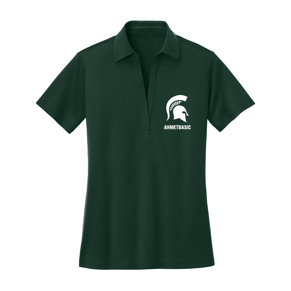 Michigan State - NCAA Football : Tarik Ahmetbasic - Women's Activewear Polo Shirt-0