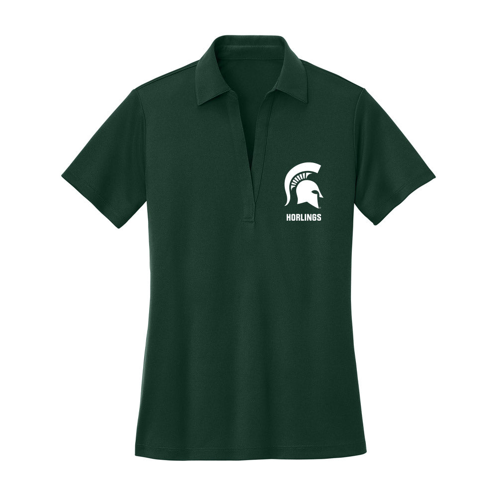 Michigan State - NCAA Men's Soccer : Ezra Horlings - Women's Activewear Polo Shirt-0