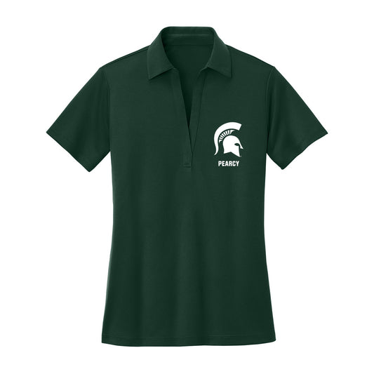 Michigan State - NCAA Women's Soccer : LJ Pearcy - Women's Activewear Polo Shirt-0
