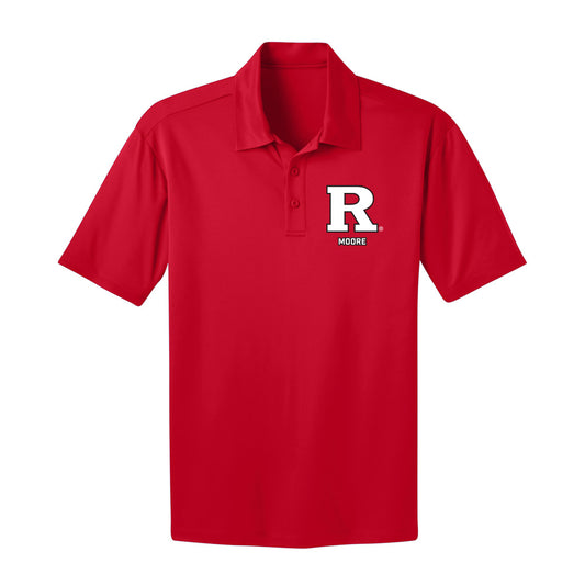 Rutgers - NCAA Women's Basketball : Makylah Moore - Activewear Polo Shirt-0