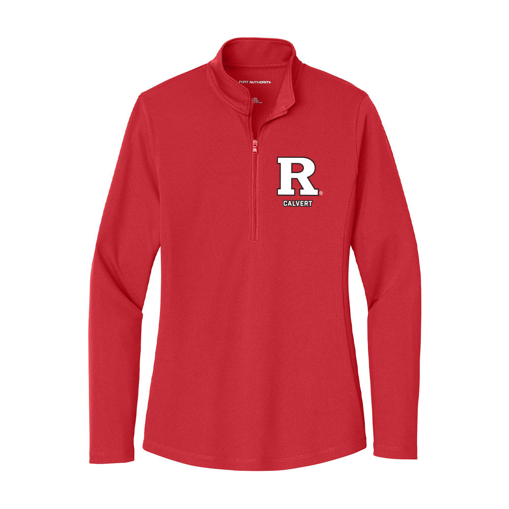 Rutgers - NCAA Women's Soccer : Lilia Calvert - Women's Lightweight Quarter Zip Jacket-0