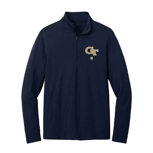 Georgia Tech - NCAA Women's Volleyball : Abigail Li - Lightweight Quarter Zip Jacket-0
