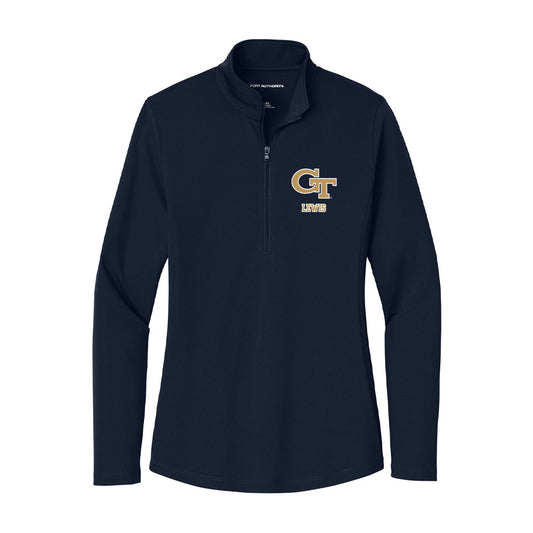 Georgia Tech - NCAA Baseball : Coleman Lewis - Women's Lightweight Quarter Zip Jacket-0