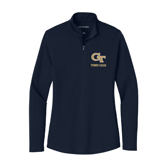 Georgia Tech - NCAA Women's Basketball : Ariadna Termis Casas - Women's Lightweight Quarter Zip Jacket-0
