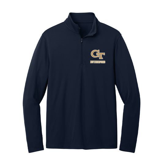 Georgia Tech - NCAA Football : Malik Rutherford - Lightweight Quarter Zip Jacket-0