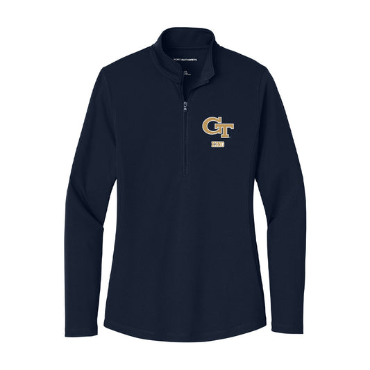 Georgia Tech - NCAA Softball : Gracie King - Women's Lightweight Quarter Zip Jacket-0