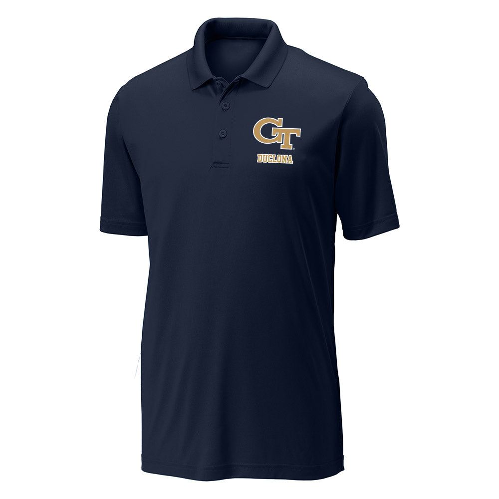 Georgia Tech - NCAA Football : Jonas Duclona - Activewear Polo Shirt-0
