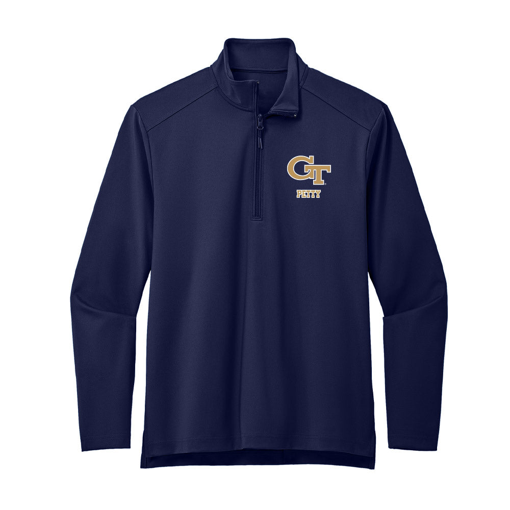 Georgia Tech - NCAA Football : Josh Petty - Premium Quarter Zip Jacket-0