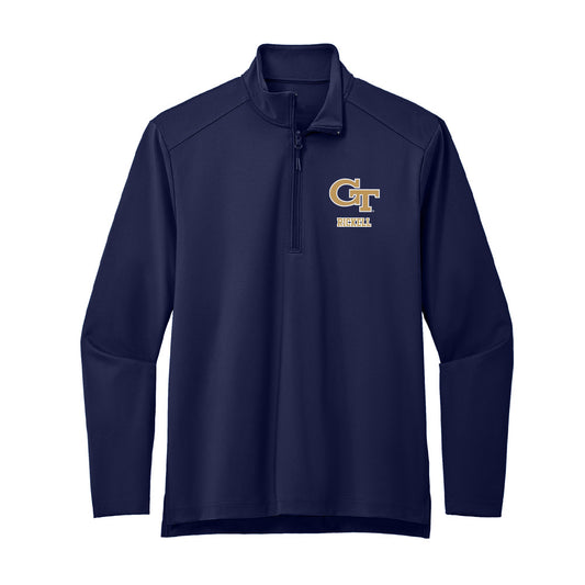 Georgia Tech - NCAA Football : Eli Rickell - Premium Quarter Zip Jacket-0