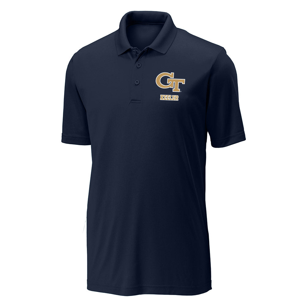 Georgia Tech - NCAA Football : Cal Keeler - Activewear Polo Shirt-0