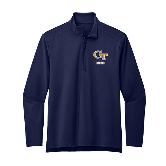 Georgia Tech - NCAA Baseball : Tate McKee - Premium Quarter Zip Jacket-0