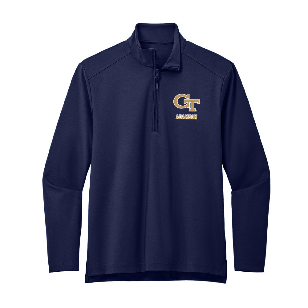 Georgia Tech - NCAA Football : Grady Adamson - Premium Quarter Zip Jacket-0