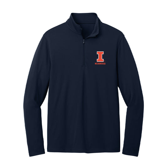 Illinois - NCAA Football : Michael McDonough - Lightweight Quarter Zip Jacket-0