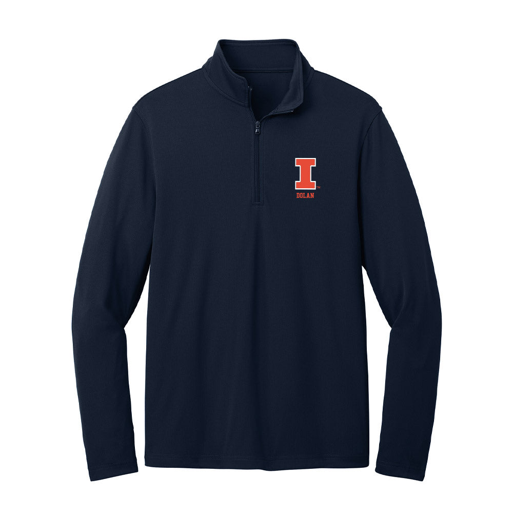 Illinois - NCAA Women's Basketball : Gretchen Dolan - Lightweight Quarter Zip Jacket-0