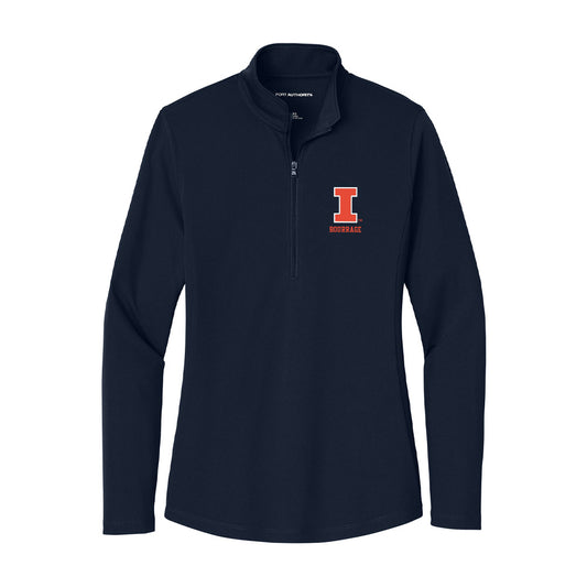 Illinois - NCAA Women's Basketball : Divine Bourrage - Women's Lightweight Quarter Zip Jacket-0