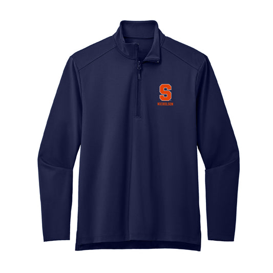 Syracuse - NCAA Women's Volleyball : Abigail Nicholson - Premium Quarter Zip Jacket-0