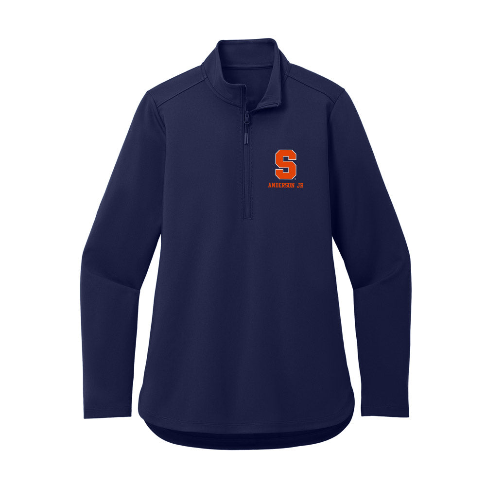 Syracuse - NCAA Football : Shavane Anderson jr - Women's Premium Quarter Zip Jacket-0