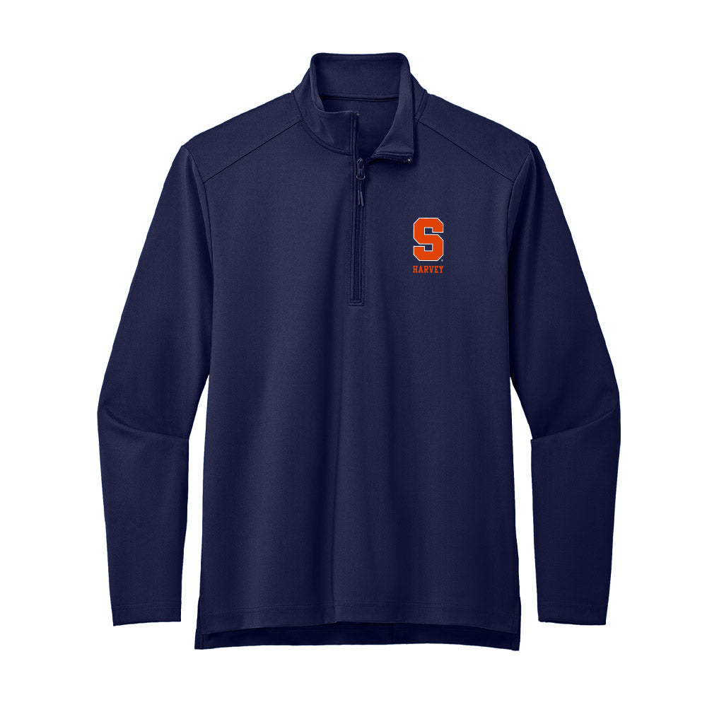 Syracuse - NCAA Football : Skylar Harvey - Premium Quarter Zip Jacket-0