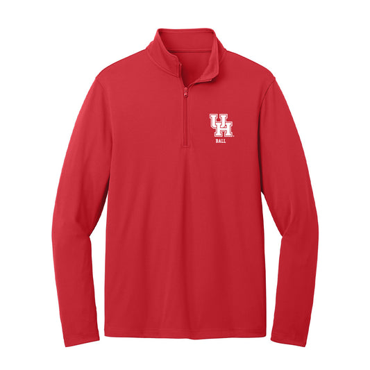 Houston - NCAA Softball : Zamari Ball - Lightweight Quarter Zip Jacket-0