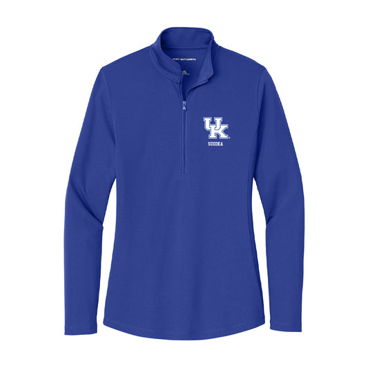 Kentucky - NCAA Women's Soccer : Mika Sueoka - Women's Lightweight Quarter Zip Jacket-0