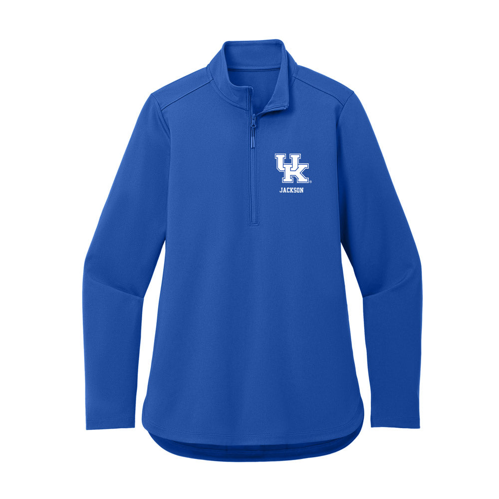 Kentucky - NCAA Baseball : Riley Jackson - Women's Premium Quarter Zip Jacket-0