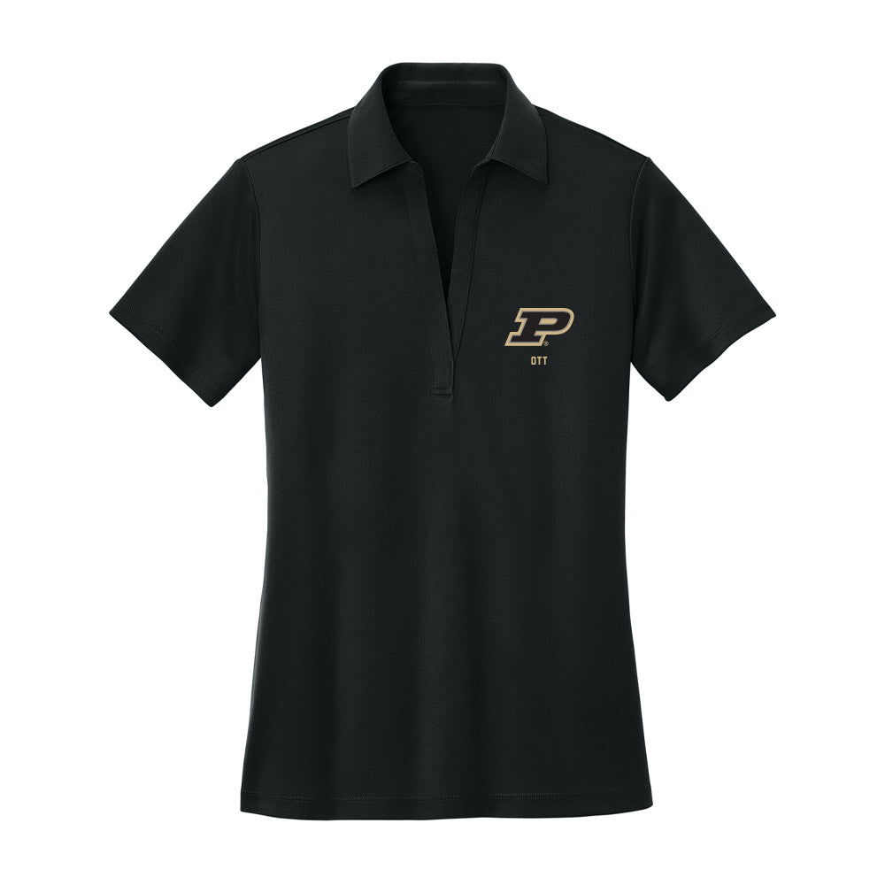 Purdue - NCAA Football : Jaxon Ott - Women's Activewear Polo Shirt-0